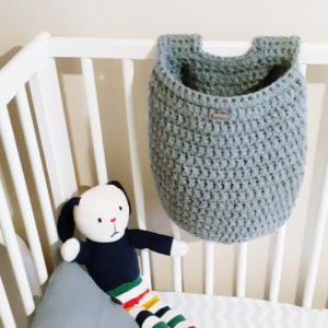 crochet crib hanging basket