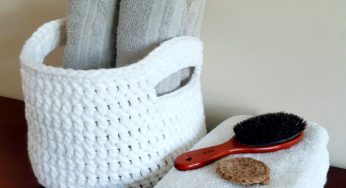 LARGE CROCHET BASKET – Free Pattern