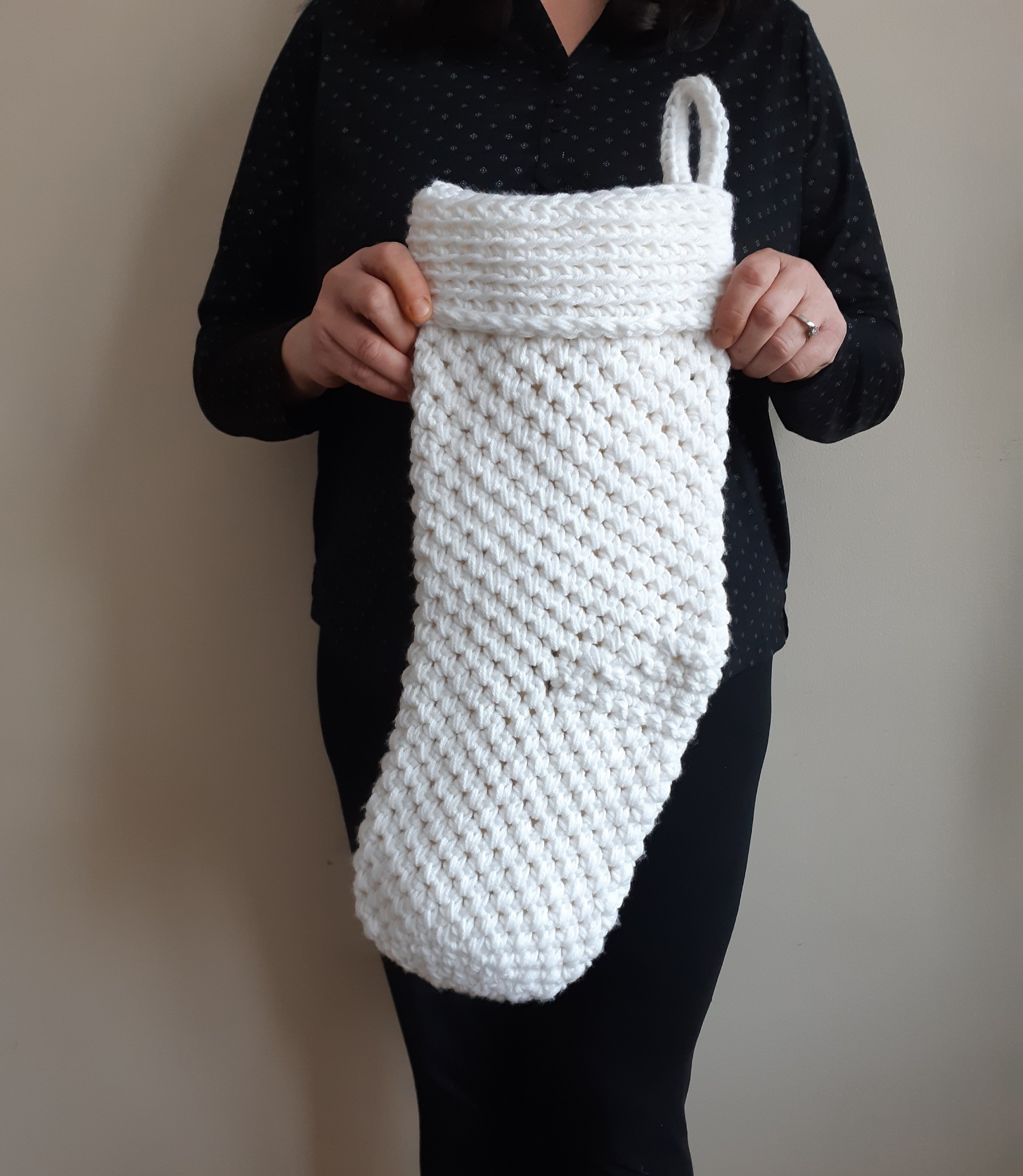 JUMBO CROCHET STOCKING - Free Pattern ⋆