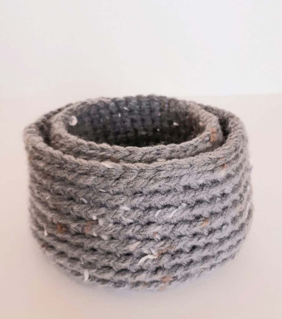 crochet nesting baskets