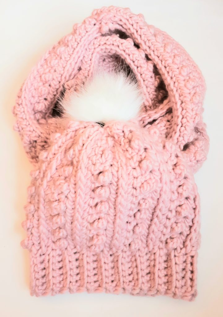 chunky crochet hat and scarf