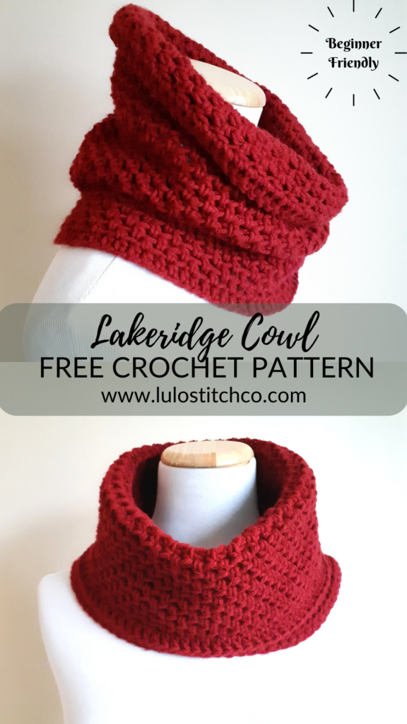 Quick & Easy Split Neck Cowl - Free Crochet Pattern - Ambassador