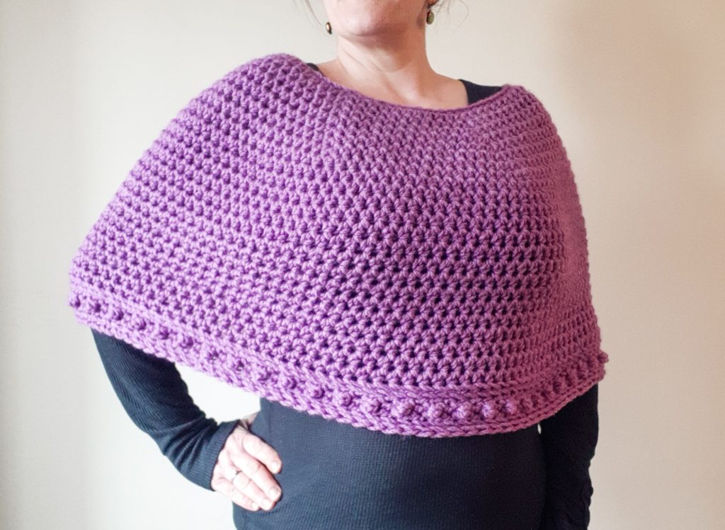 quick and easy crochet poncho