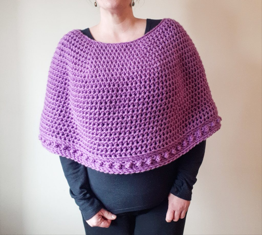 quick and easy corchet capelet