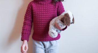 “KARA” CROCHET KID’S SWEATER – Free Pattern