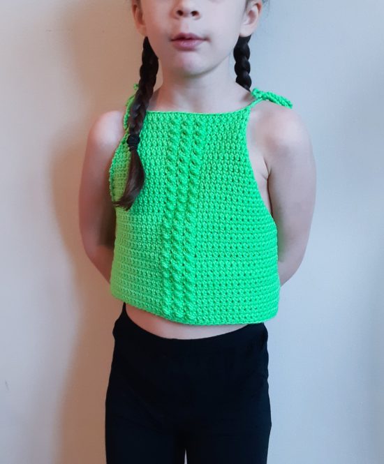 kid's crochet halter top