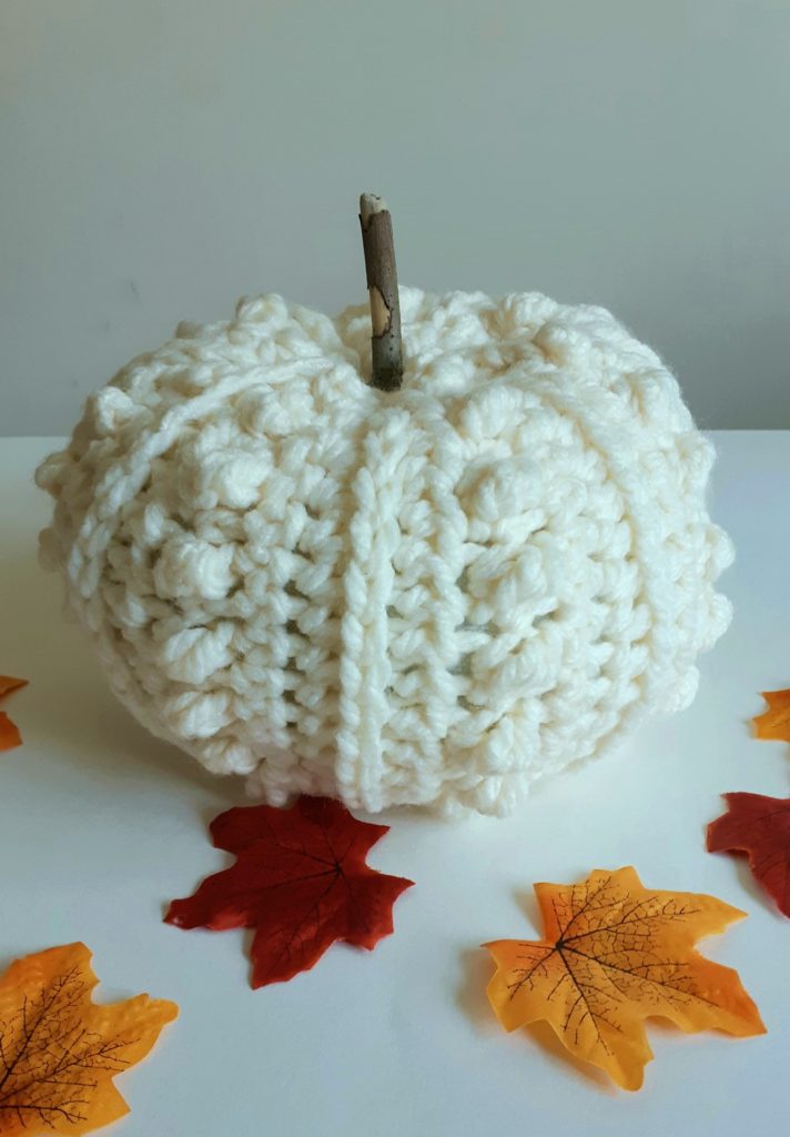 chunky crochet pumpkin medium