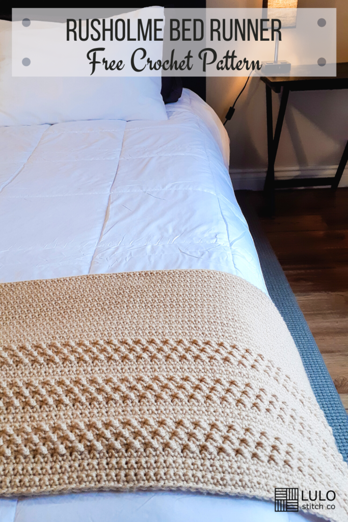 crochet bed scarf pinterest pin