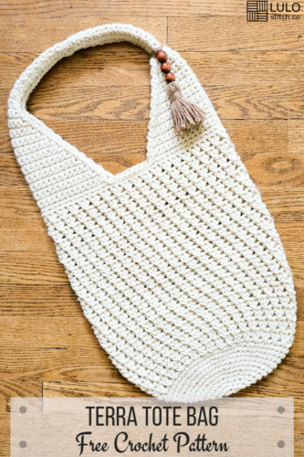 CROCHET TOTE BAG - Free Crochet Pattern ⋆ lulostitchco.com