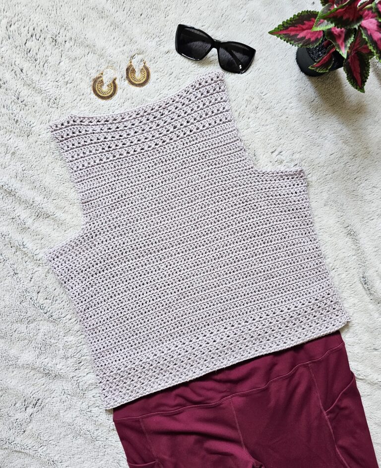 Sugarloaf Crochet Yoke Sleeveless Top