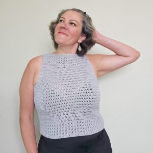 crochet sleeveless top
